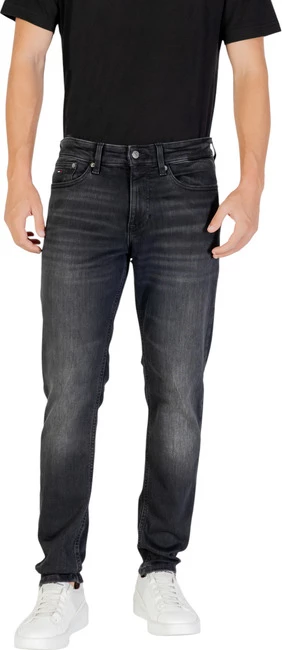 Hlače Tommy Hilfiger Jeans za moške, črne