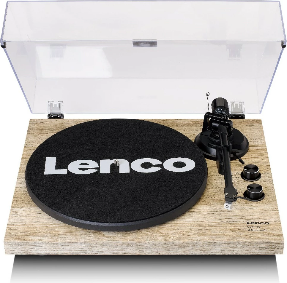 Gramofon Lenco LBT-188 Pine, Bluetooth, USB, bež