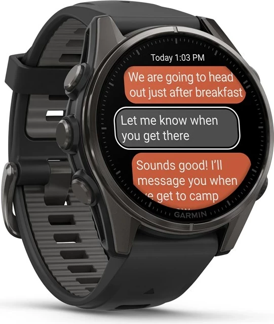 Pametna ura fenix 8, 43 mm, 32 GB, AMOLED, Garmin, črna