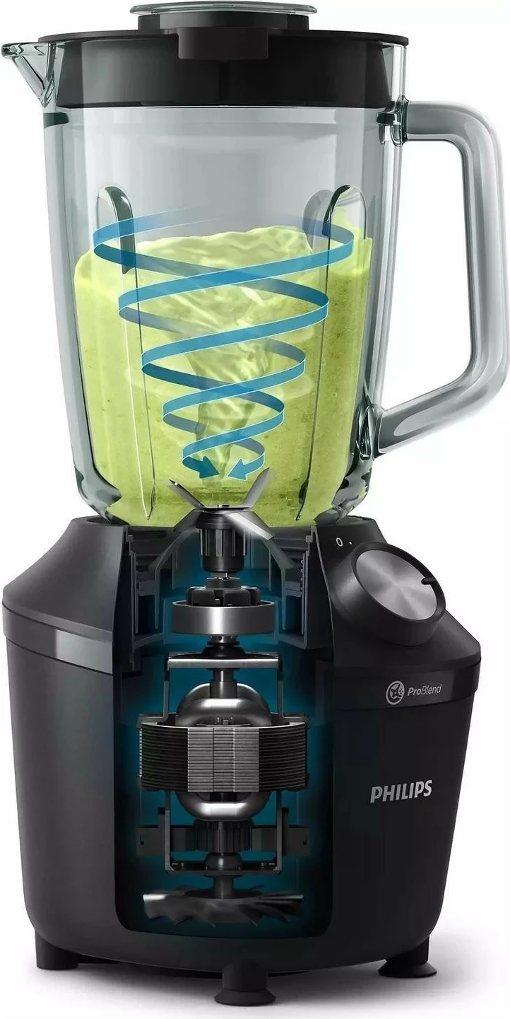 Blender 3000 Series, 2 l, črn — Philips HR2291/01 Blender 3000 Series, 2 l, črn — Philips HR2291/01