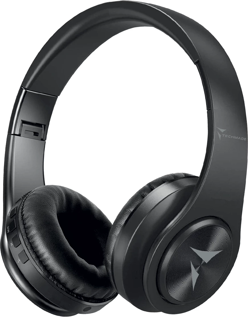 Brezžične slušalke za TV Techmade, črne
