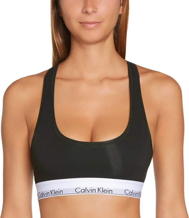 Športni modrček Calvin Klein Underwear, črn