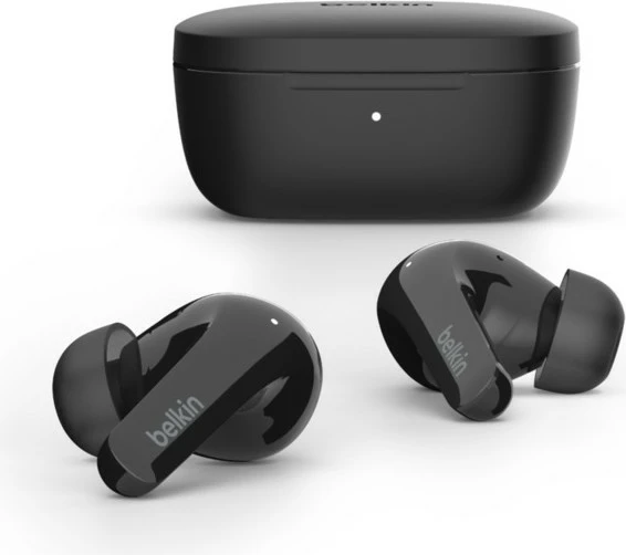 Slušalke z aktivnim odpravljanjem hrupa Belkin SOUNDFORM Flow, In-Ear, črne