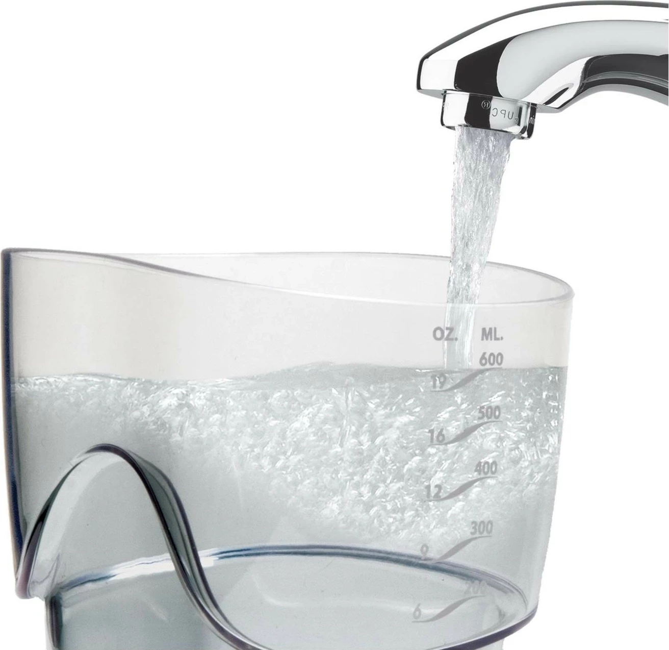 Irigator za zobe Waterpik WF-150, 651 ml, 6 nastavkov, bel