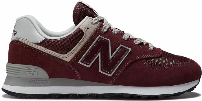 Eleganten temno rdeč par športnih copat New Balance 574 za moške