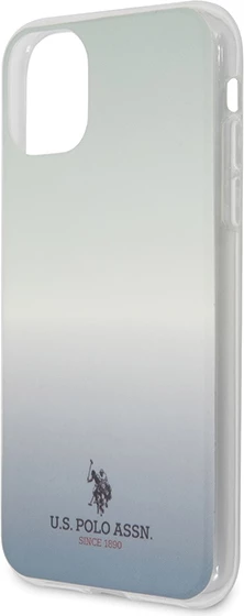 Ovitek Pattern Gradient za iPhone 11 Pro, U.S. Polo Assn. USHCN58TRDGLB, modra