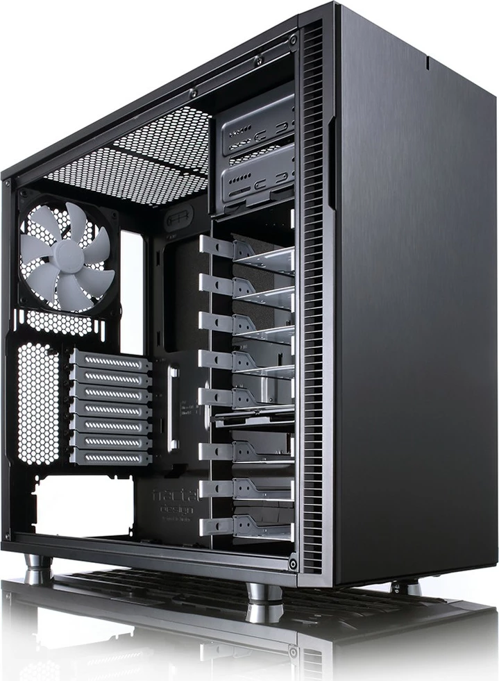 Kompjuter Kasë Define R5, Fractal Design, Midi Tower, ATX/mATX/mITX, črn