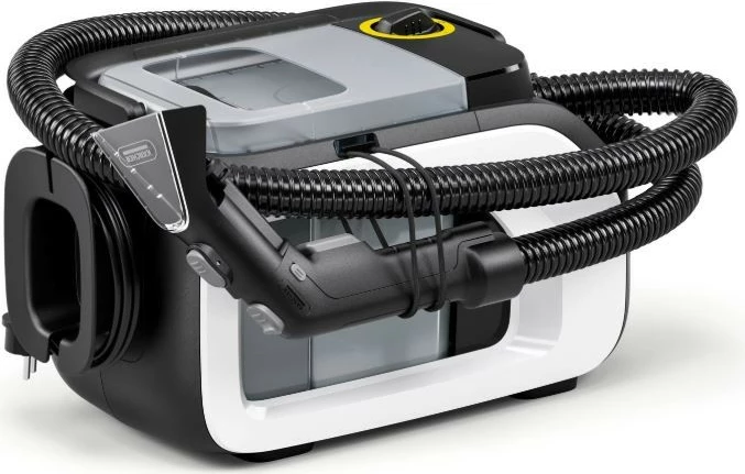 Pometno-sušilni čistilec Karcher SE 3 Compact, 1,7 L, 500 W, črno/bel