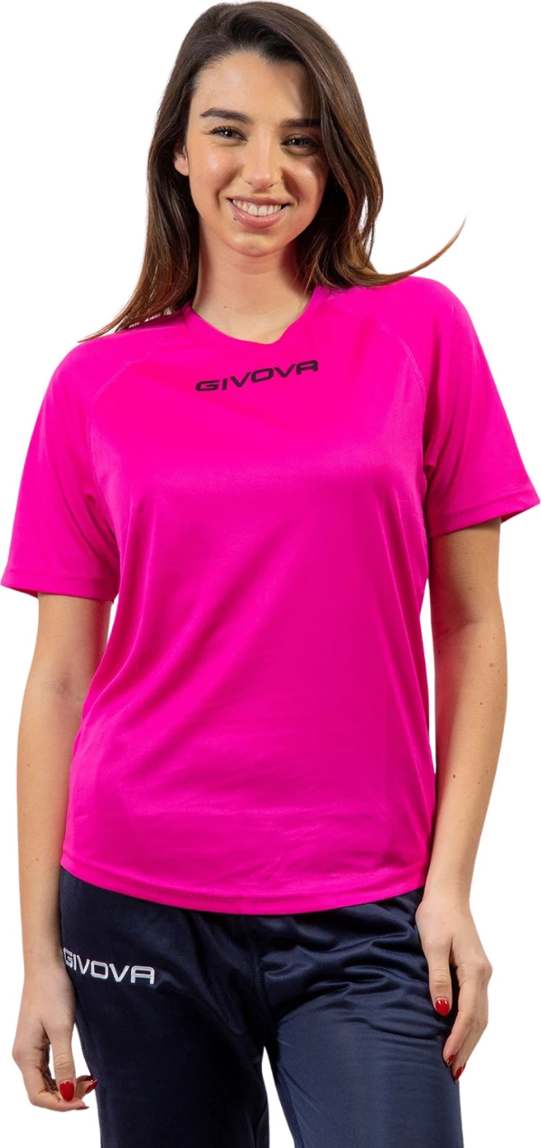 Športna majica unisex Givova, rožnata