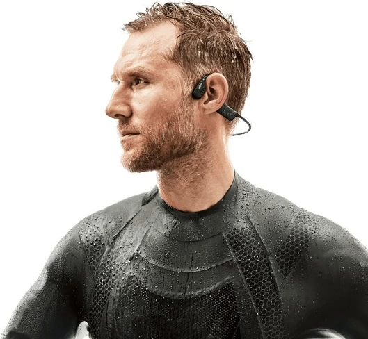 Plavalne odprte slušalke SHOKZ, črne