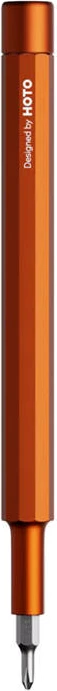 Precizen žepni izvijač in nalivno pero 5-v-1 HOTO QWLSD013, rdeč