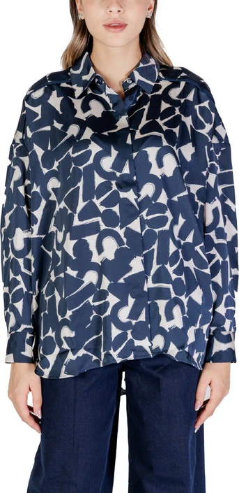 Ženska srajca Ichi, modra