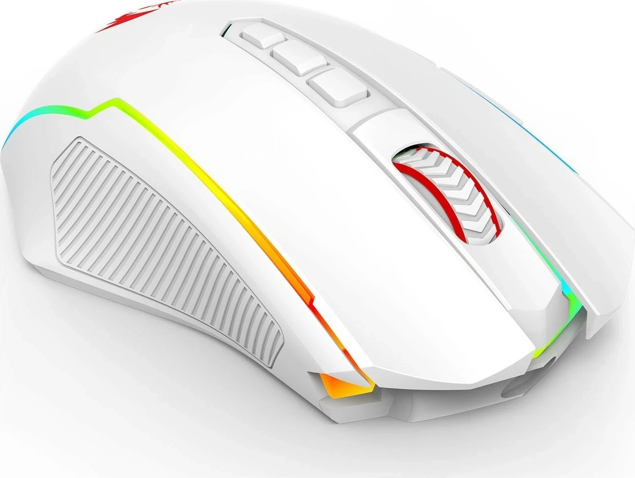 Brezžični miš z RGB Redragon M914W-RGB NIX, 5000 DPI, bela