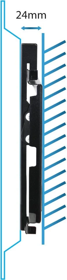 Nosilec za TV Esperanza ERW010, 14–50'', do 25 kg, črn