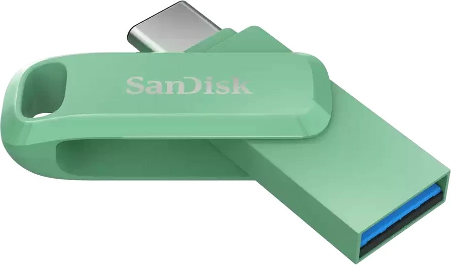 USB ključek Ultra Dual Drive Go, Sandisk, USB-C, zelen USB ključek Ultra Dual Drive Go, Sandisk, USB-C, zelen