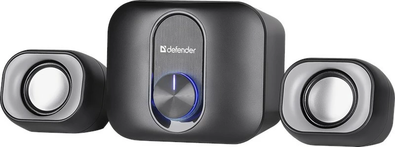 Zvočni sistem 2.1 Defender V13, 11 W, USB, LED, črn