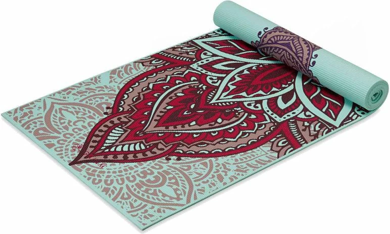 Joga tapis Gaiam Ara Rouge za ženske in moške, rdeč