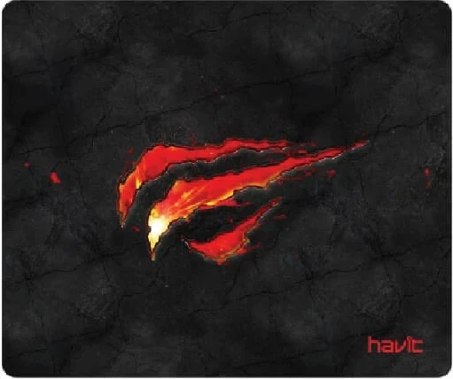 Podloga za miško za igre HAVIT HV-MP837, črna, rdeča