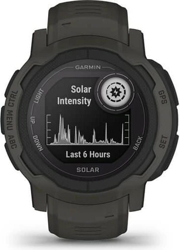 Pametna ura Garmin Instinct 2 Solar, 2,29 cm (0,9"), MIP, GPS, grafit Pametna ura Garmin Instinct 2 Solar, 2,29 cm (0,9"), MIP, GPS, grafit