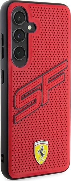 Ovitek za telefon Ferrari Big SF Perforated za Samsung Galaxy S24, rdeč