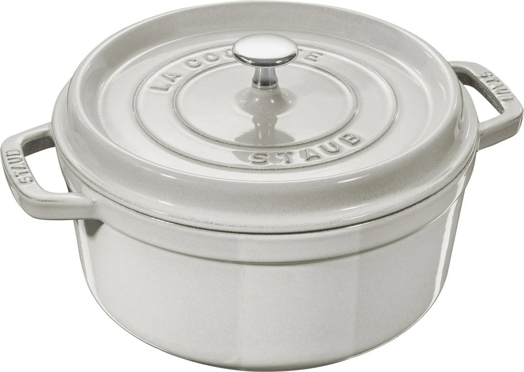 Rundna posoda za kuhanje 5,2 L, STAUB, White Truffle