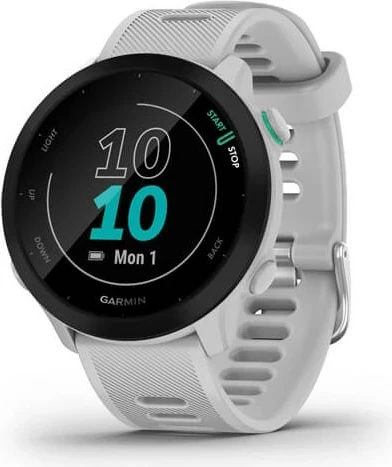 Pametna ura Forerunner 55, 42 mm, GPS, iOS, Garmin, bela