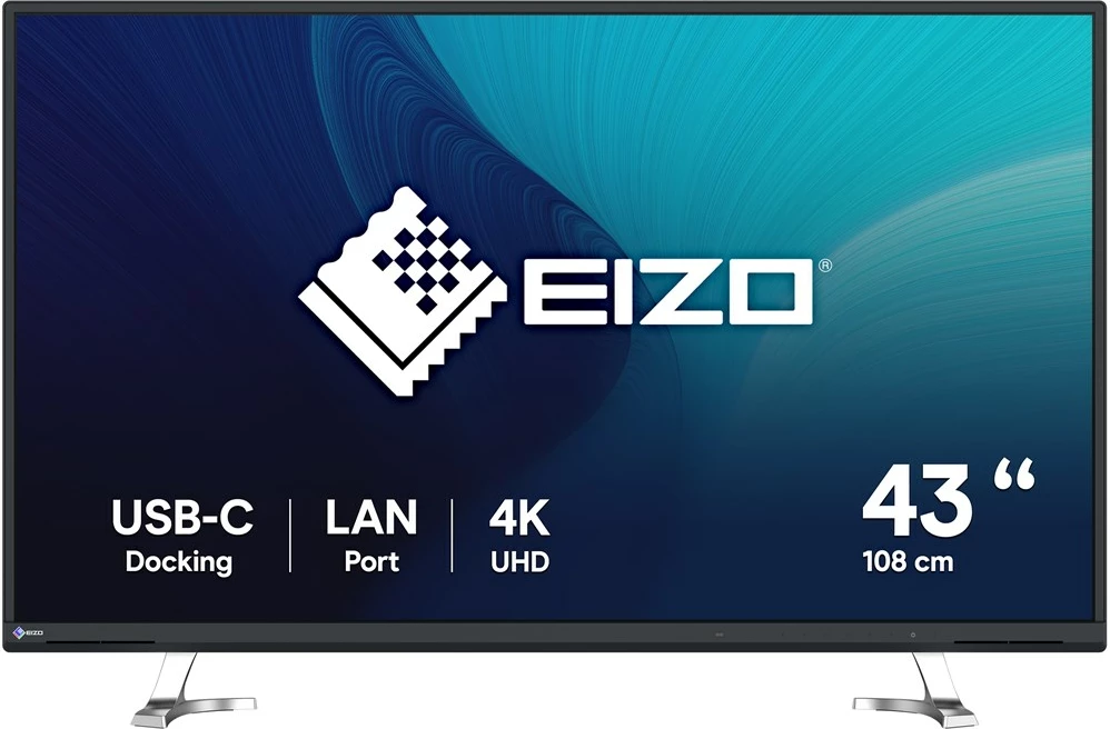 43" 4K Ultra HD monitor, EIZO FlexScan EV4340X-BK, črn