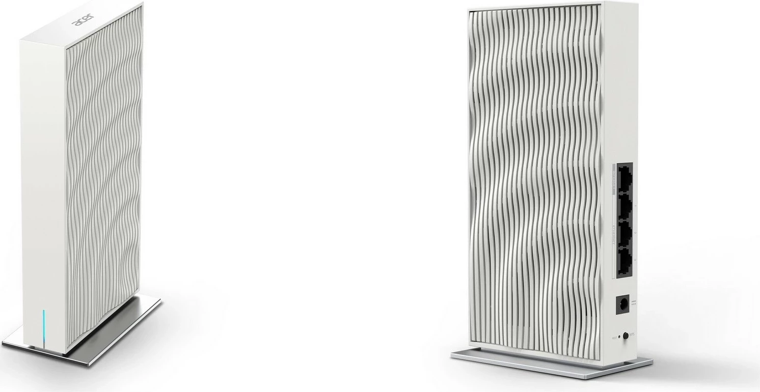 Sistem mesh WiFi 7 Acer Wave 7, dvojni paket, bel