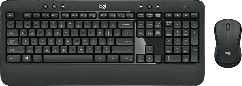 Brezžični komplet tipkovnice in miške Logitech MK540 Advanced, USB, črn