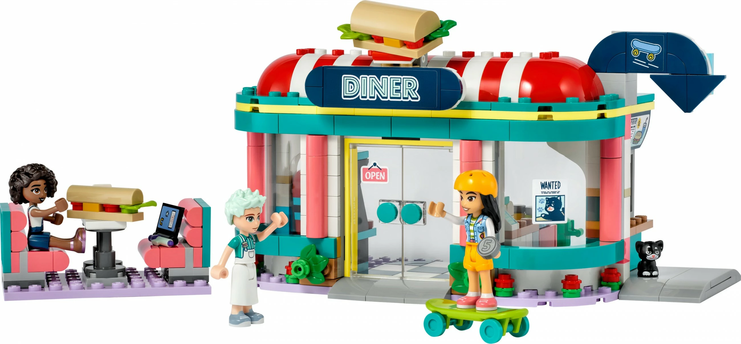 Set za sestavljanje restavracija LEGO Friends 41728, večbarven