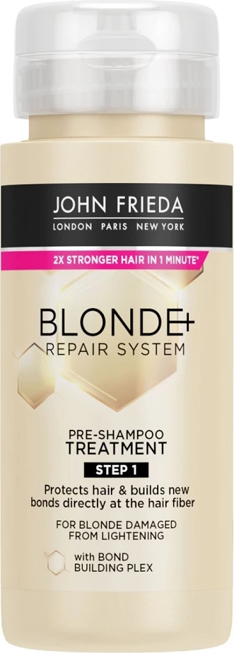 Intenzivni tretma za poškodovane blond lase John Frieda Blonde+ Repair System, 100 ml