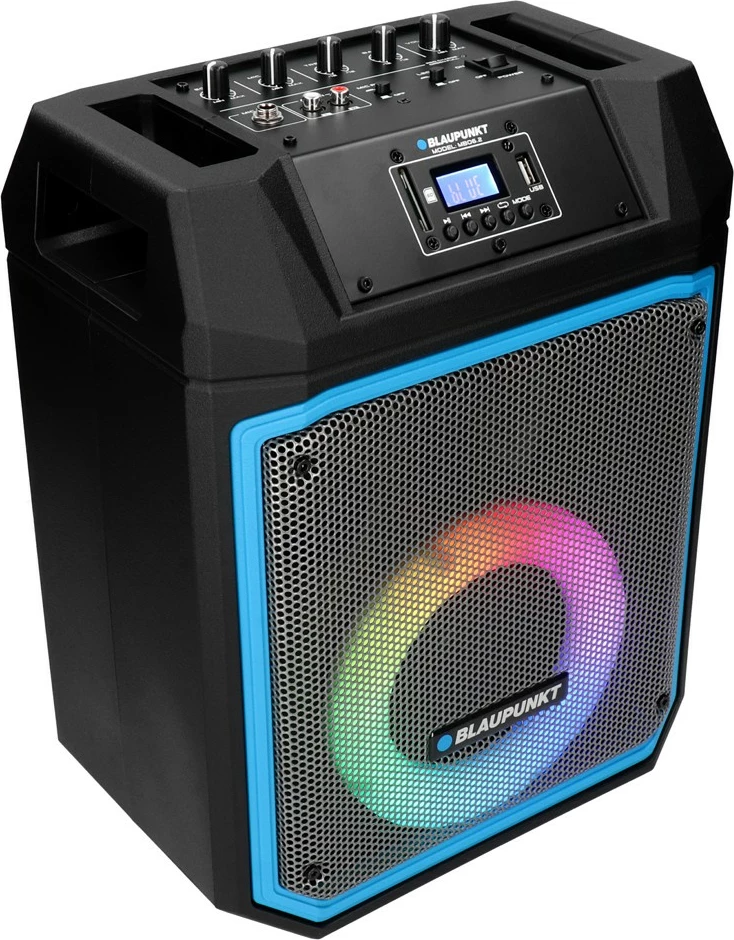 Zvočnik Blaupunkt MB06.2, 500 W, Bluetooth, Karaoke, LED, črn