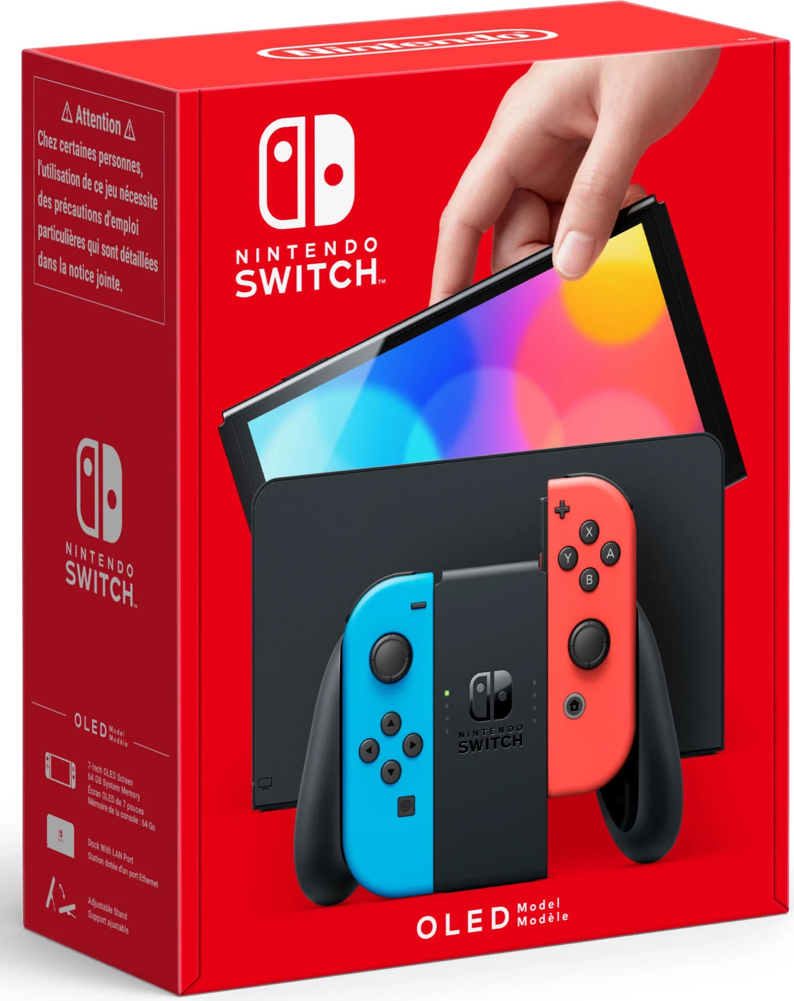 Konzola Nintendo Switch OLED, rdeča/modra