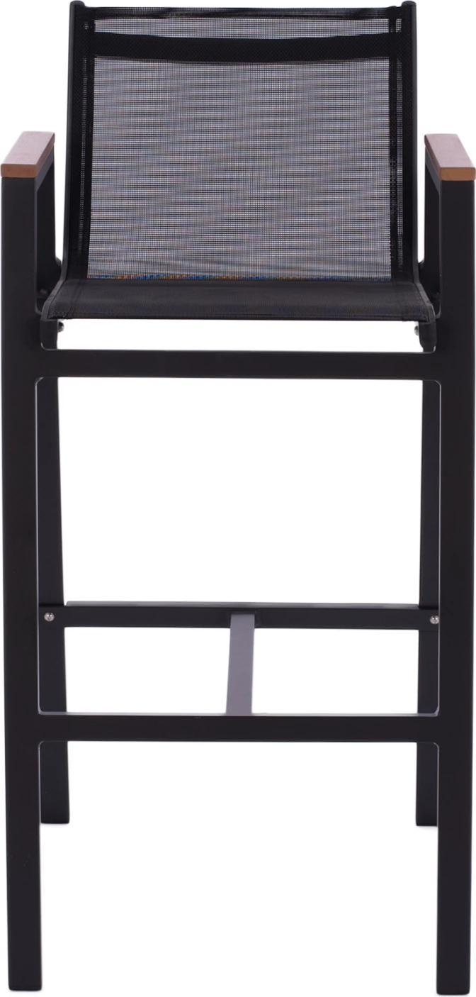 Aluminijasti barski stol z polilesom 52 x 58 x 108 cm FH5790.02