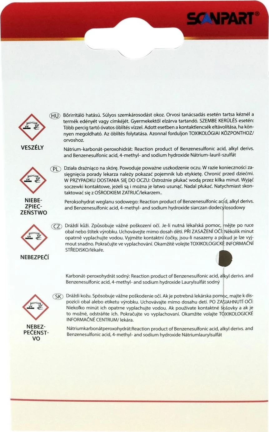 Tablete za čiščenje za kavne aparate in sifone, Scanpart, bele