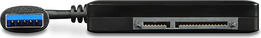 Adapter USB 3.0 na SATA za HDD/SSD 2,5", 3,5", 5,25", črn - AXAGON ADSA-FP3 FASTport3, z napajalnikom Adapter USB 3.0 na SATA za HDD/SSD 2,5", 3,5", 5,25", črn - AXAGON ADSA-FP3 FASTport3, z napajalnikom