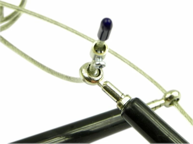 Preskakovalna vrv Masters, unisex, črna