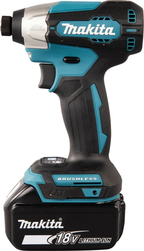 Vrtalni udarni ključ, Makita DTD157Z, brezkrtačen, 18 V, 1/4", 3000 RPM, črno/zelena