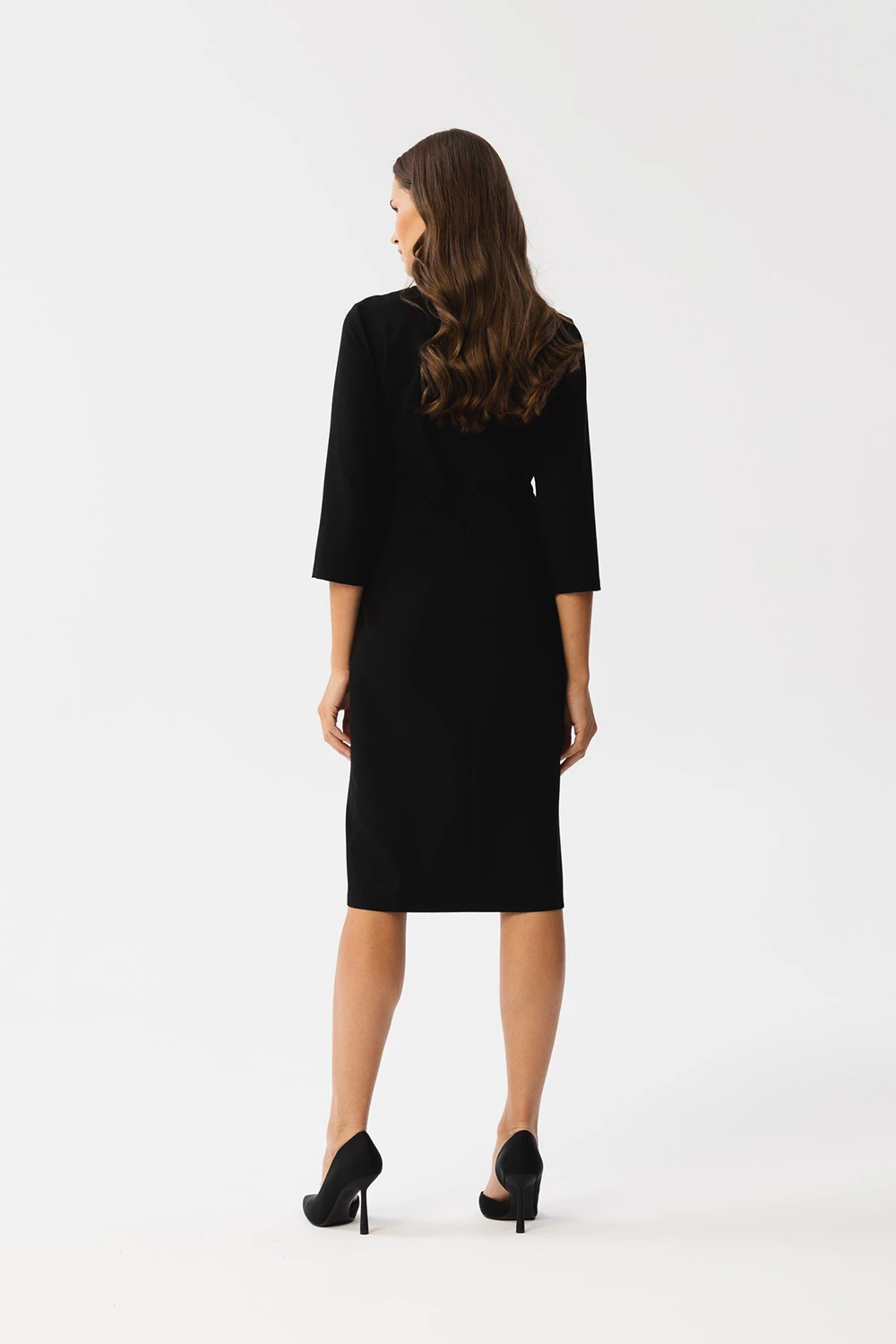 Elegantna obleka Stylove 185119, črna