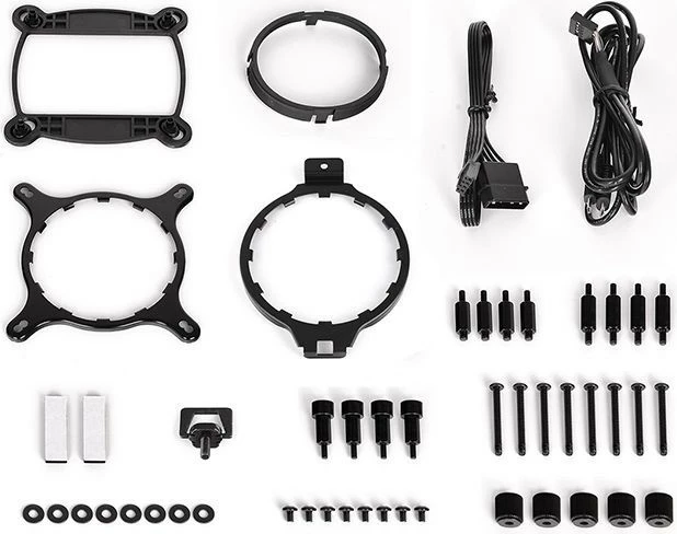 Vodeno hlajenje za procesor RGB 360, 3 RGB ventilatorji, Thermaltake Floe DX TT Premium Edition