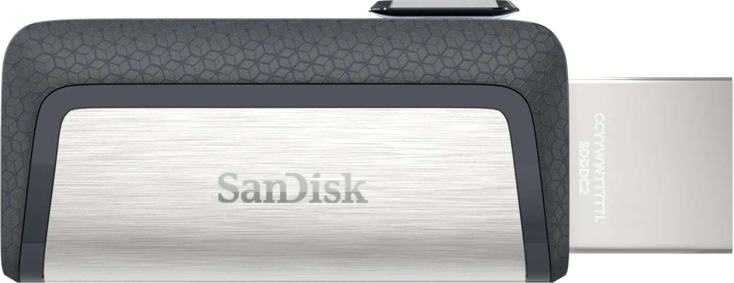 USB ključek SanDisk Ultra Dual Drive, 128 GB, USB Type-A/Type-C, črno/srebrn USB ključek SanDisk Ultra Dual Drive, 128 GB, USB Type-A/Type-C, črno/srebrn