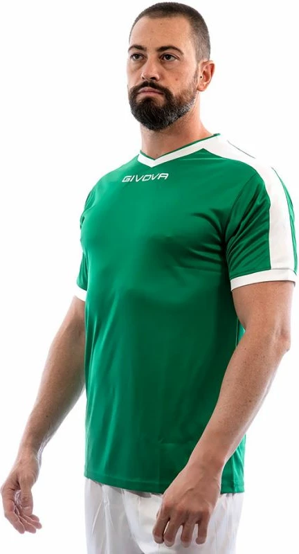 Dres za trening za moške Givova Revolution MAC04 1303, bel in zelen