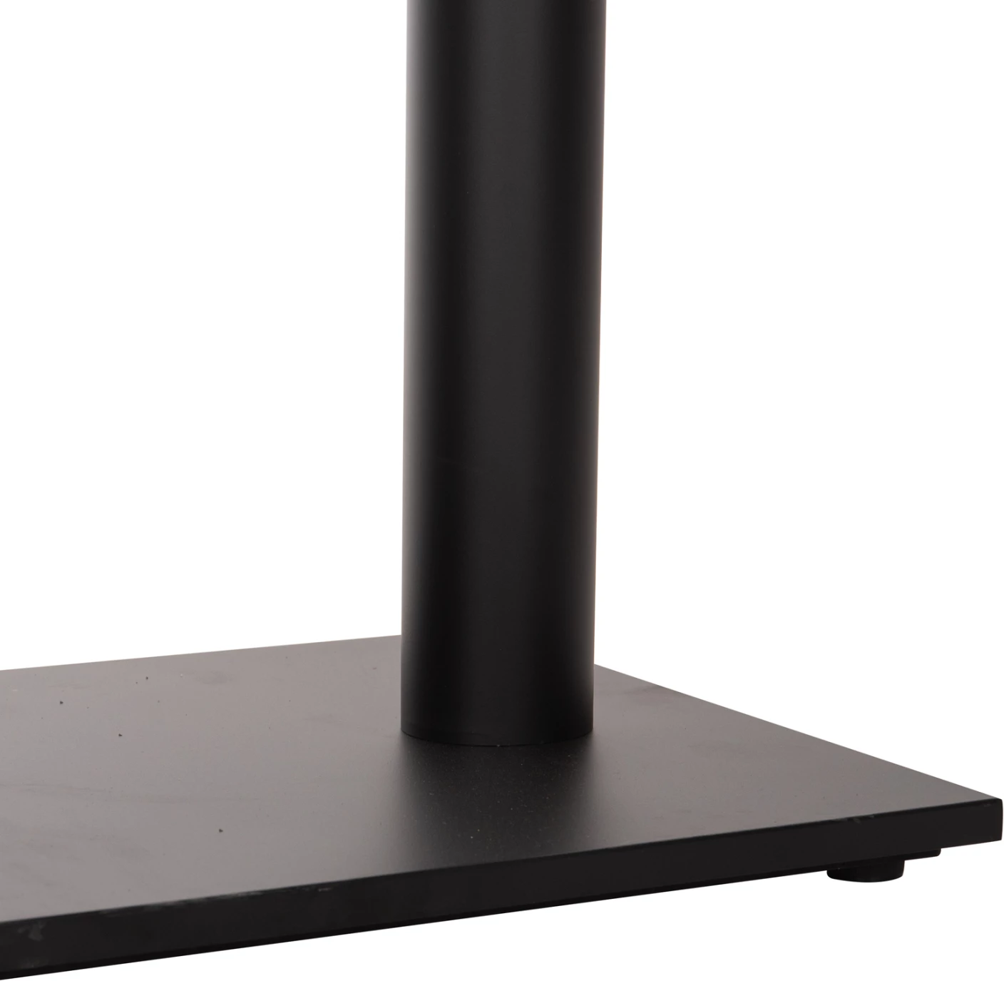 Osnova barske mize FH478.01 srednje višine mat črna kovina 2-stebri 40Χ80Χ90Hcm