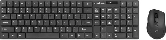 Brezžični komplet tipkovnice in miške Natec Stingray NZB-1440, USB, črn