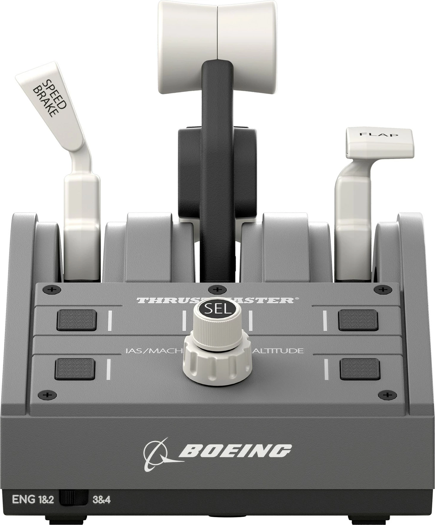 Profesionalni yoke in ročica za plin Thrustmaster TCA Boeing Edition, z vmesnikom, črno/siv