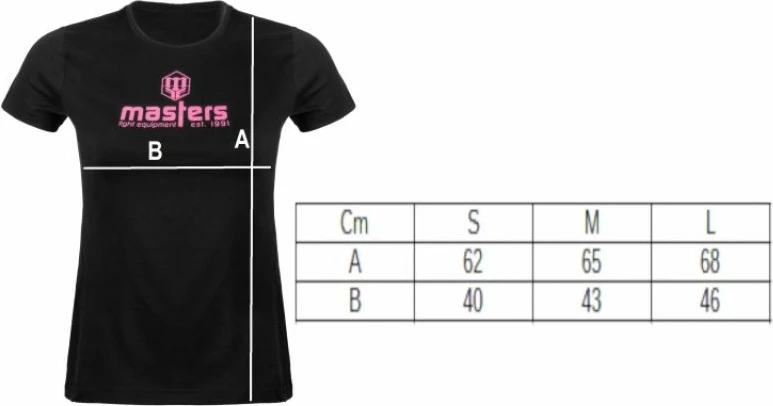 Majica Masters Basic za ženske, črna