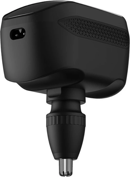 Brivnik za glavo, 6 fleksibilnih glavic, IPX6, za suho in mokro uporabo, 60 min baterija, s trimerjem za nos, Lafe MasterSmooth, črn