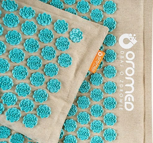 Tapet za akupresuro, ORO-HEALTH, siva