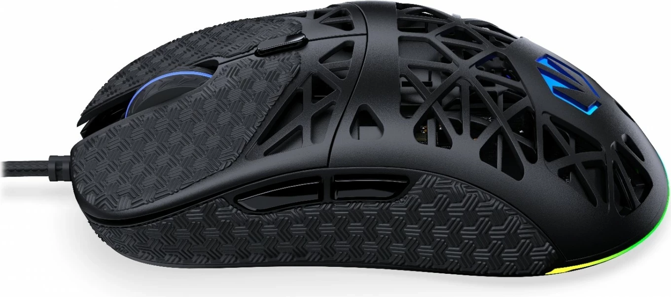 RGB igralni miš Endorfy LIV, 12000 DPI, črna