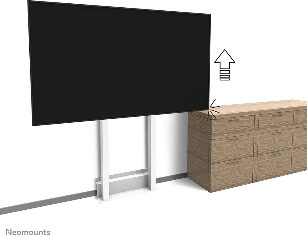 Motorni stenski nosilec za TV do 100'', Newstar WL55-875WH1, bel Motorni stenski nosilec za TV do 100'', Newstar WL55-875WH1, bel